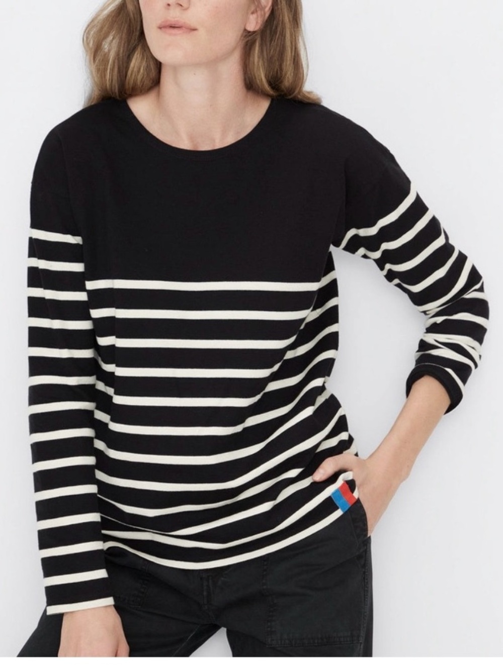 Kule THE MODERN LONG Top Size large Black/White
